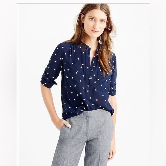 J. Crew Tops - ✅J. Crew Silk Blouse Size 10